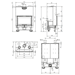 Insert à bois Monoblocco 90PA 2.0