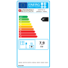 Label énergie Cuisinière à Bois Rosetta 5.0 Ceramica Liberty