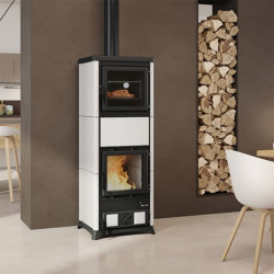 Poêle à bois Nova Forno Blanc Opaque