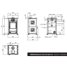 Poêle à bois bouilleur TermoRossella plus Evo DSA 4.0