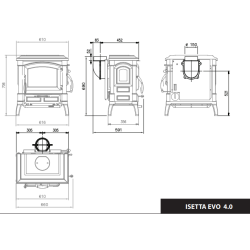 Poêle à Bois Isetta EVO 4.0